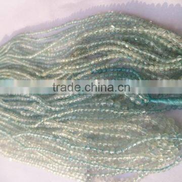 Aquamarine Round Beads