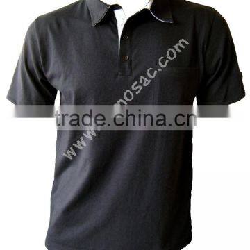 men clothes Shirt in Black Color camisas hemd