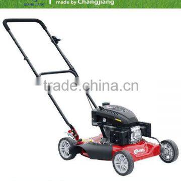 20" hand push gasoline pull behind lawn mower with SIDE DISCHARGE grass cutter and garden tool (CJ20TZWB35)