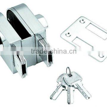 Toughness Zinc alloy glass door lock HI-228A