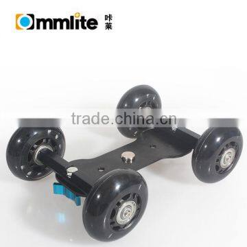Table Top Dolly Mini Car Skater Track Slider Super Mute for DSLR Camera Camcorder Video photo-2