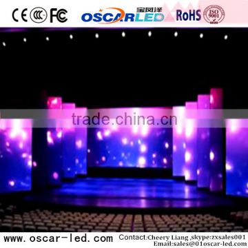 indoor die case rental commercial advertising p6 smd matrix flexible full color video led display