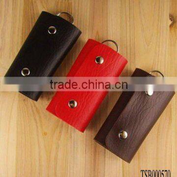 new arrival hot sale leather key holder pouch