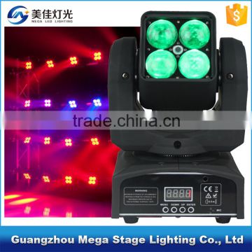 night club sound system 4x15w moving head design wash led zoom