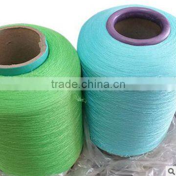 75/30 Poyester spandex covered yarn for knitwear spandex fabric/elastic yarn for socks