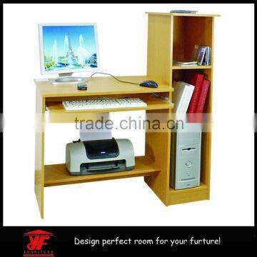 Modern students small bookcase with study table cum computer table
