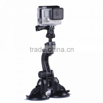 vehicle suction cup mount for sports camera