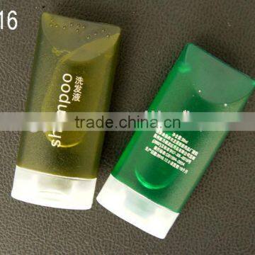 disposable shampoo in bottle