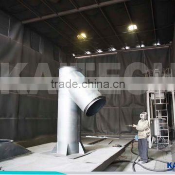 Sand blasting chamber/operating convenient sand blasting booth