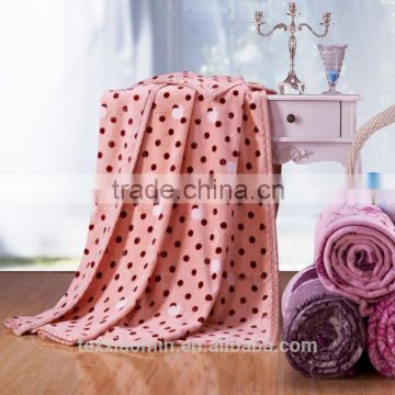 100% polyester super soft flannel fleece blanket