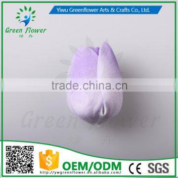 2016 Wholesale MulticolorLuxury Latex PU Artificial Flowers Small tulip head Real Touch Bouquet Wedding Bridal Decor