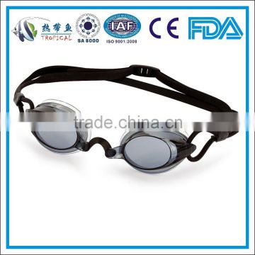 Custom competition swimming goggles in smoke lens , triathlon swimming goggles ,best waterproof swimming goggles ,