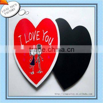 Licai212,paper fridge magnet,flat magnet,heart of fridge magnet