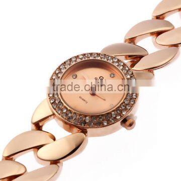 Women's Stainless Steel Petite Rose Gold-Tone Chain Watch photo-3