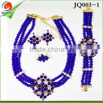 New Classic Nigerian/african beads jewelry set in wedding party JQ003-1