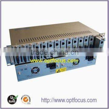 14 slots media converter rack