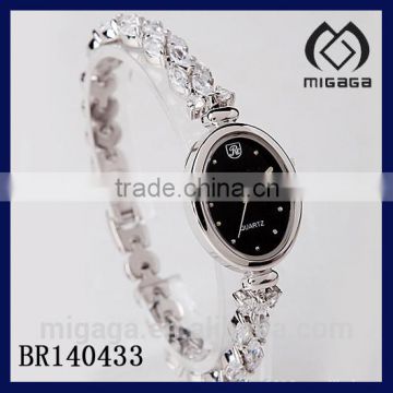 fashion quartz jewelry watch*rhinestone bracelet watch