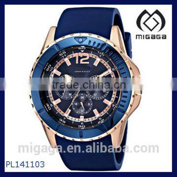 Day Date 24 Hour Interntional Time Functions watch quartz movt