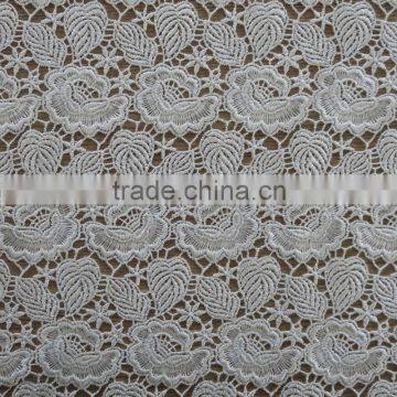 2015 Latest African lace fabric / chemical lace fabric for garments