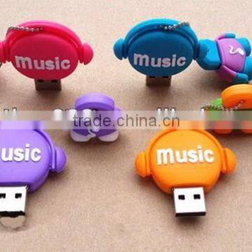 brand new fashion music soft pvc usb cover,creative cartoon usb cover