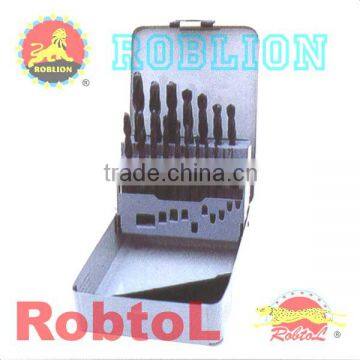 19pcs High speed steel Twist Drill Set (tem ID:TDBR)-Mary