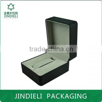 black mens watch box packaging