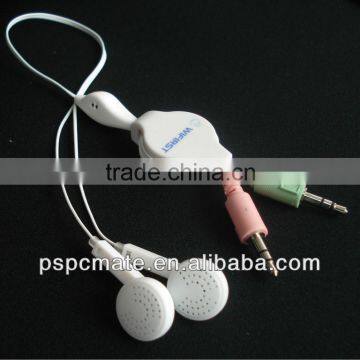 New Portable Flat Cable Earphone