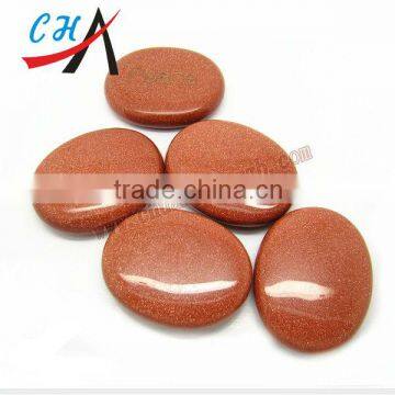 Smooth Oval Shape Various Material Gemstone for Decoration