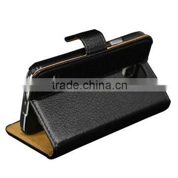 Luxury Wallet Genuine Real Leather Case,Book Leather Case For HTC ONE M8 photo-3