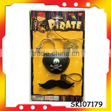 pirate whiskers plastic pirate eye patch with high quality