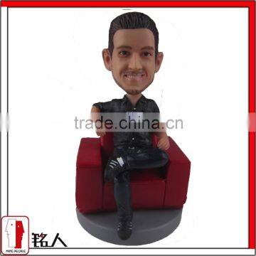 bobble head, bobblehead, custom sofa man bobblehead