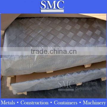 aluminum tread plate ( 1060, 1100, 3003, 3105, 5052, 5083 Pattern: big 5 bar / small 5 bar / diamond / 3 bar / pointer etc.)                        
                                                Quality Choice