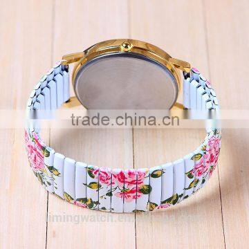 2015 Hot Sales Fashion Colourful Watch Rose Flower Belt Spring Strap China Wholesale Ladied Fashion Watches Latest photo-5