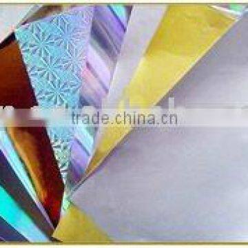 anti-conterfeit holographic laser paper for gift and food wrapping