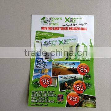 Colorful printing paper flyer