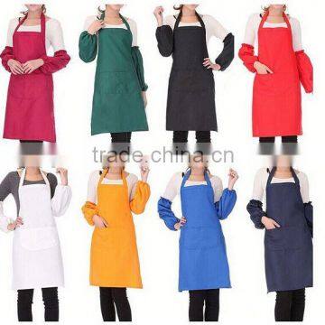 new design hot popular cotton kitchen cooking baker household women aprons wholesale