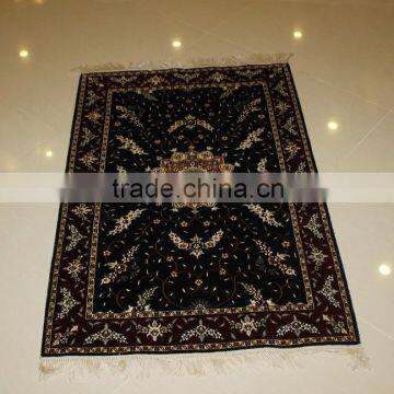 classic prayer handmade silk carpet hand knotted silk rug carpet