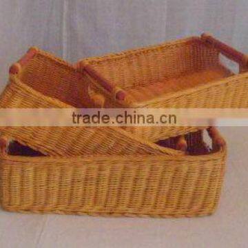 Woven Full Rattan Bread Basket photo-5