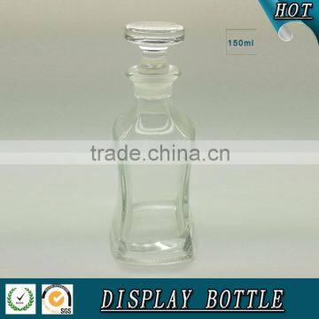 150ml glass perfume display bottle with glass lid                        
                                                Quality Choice