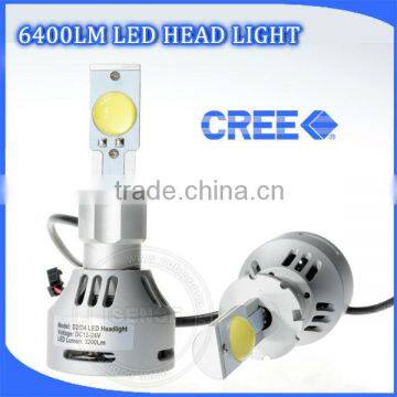 Hot Selling 35W 3200 Lumen H4 H13 9004 9007 CREES LED Car Headlight Kit, LED H8 35W headlights