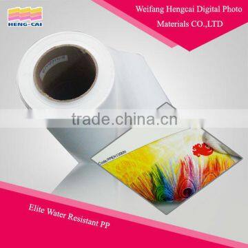 Latex certificated PP paper inkjet printing roll banner