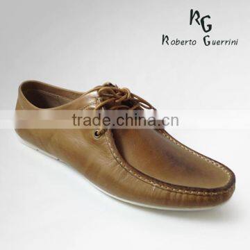 2014 genuine leather man shoe