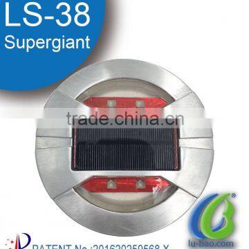 LS-38 Solar Road Stud/retro-reflective Solar Road Studs/solar Powered Cat Eyes photo-3