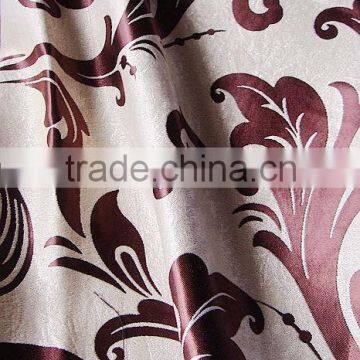 jacquard black out curtain fabric