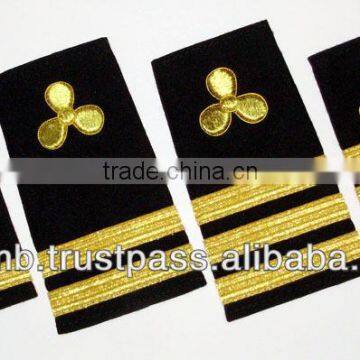 Navy Epaulettes | Marine Epaulettes | Navy Uniform Epaulettes with Gold French Braids