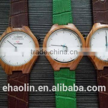 2016 Bewell new product novelty natural quartz wooden watches for mens and lady