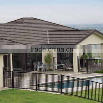China high quality colored glazed clay roof tile price