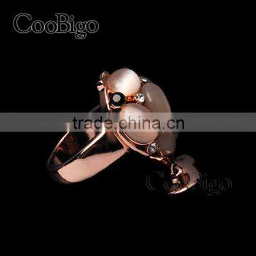 Fashion Jewelry Zinc Alloy Fish Shape Cat-eye Stone Ring Ladies Party Show Gift Dresses Apparel Promotion Accessories photo-2