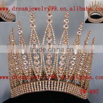 high quality tall crystal pageant crown