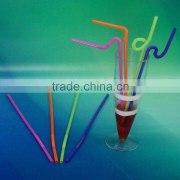 factory price colored art design juice stir drinking straw